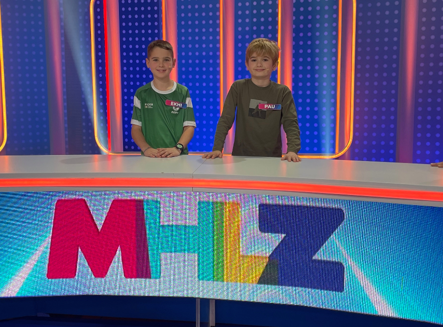 Mihiluze saioan gure Ikastolako ikasle bi